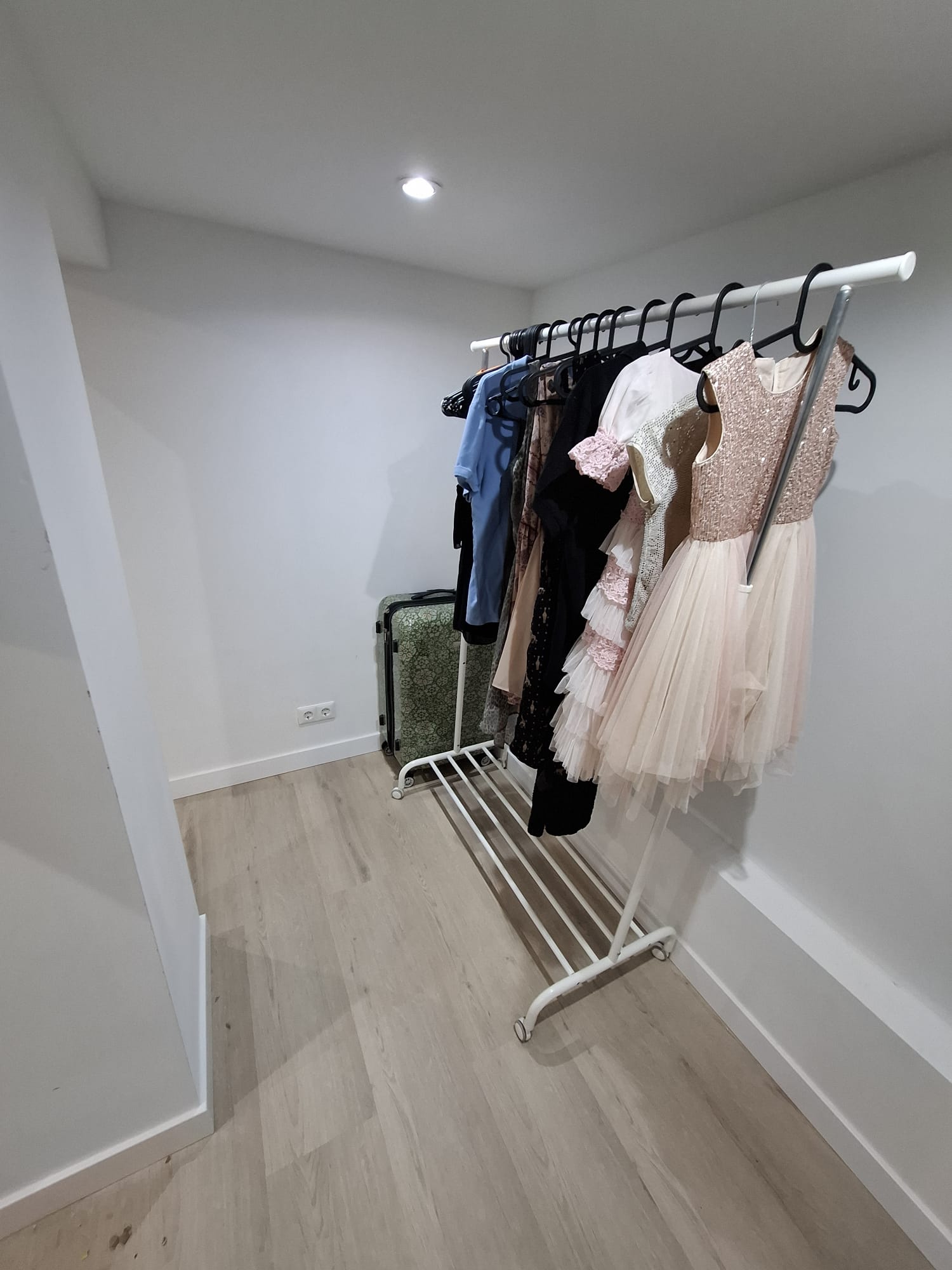 Organised closet after sorting